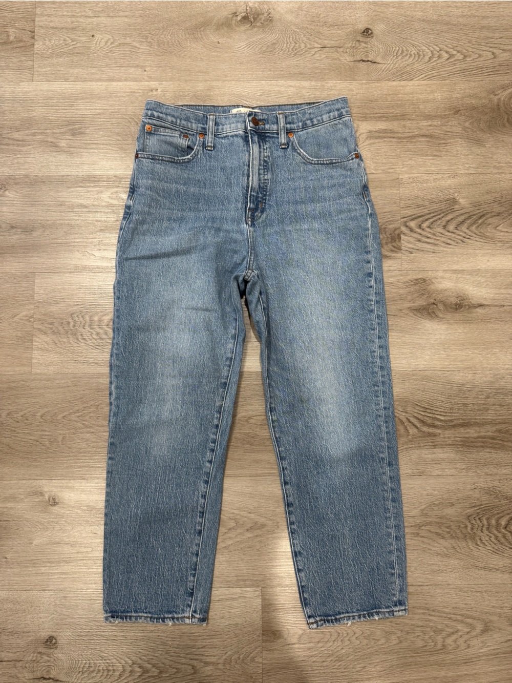 Madewell Light Blue Straight-Leg Jeans